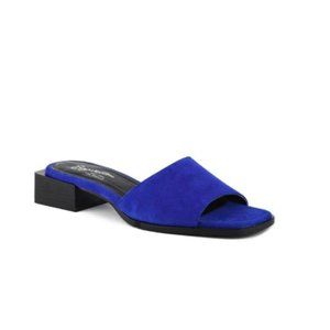 Seychelles Cobalt Blue Suede Slide Sandals